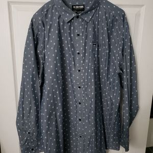 Long sleeve mens button down